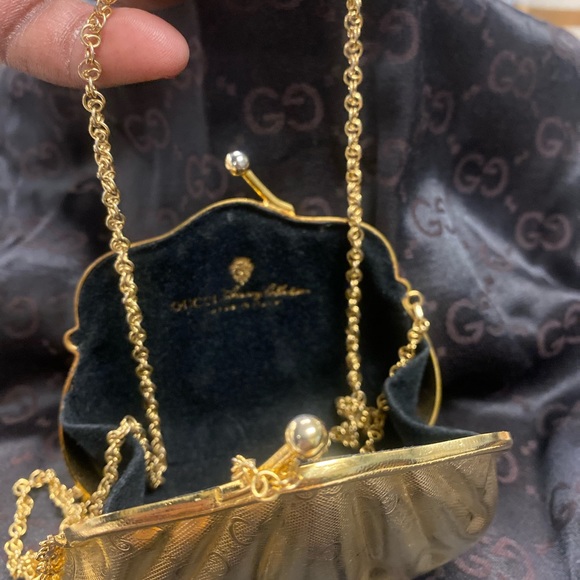 Gold Vintage Gucci Evening Bag/Clutch - Picture 2 of 4